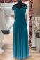 Preview: Abendkleid mit hochwertiger Chiffon Carmen-Träger